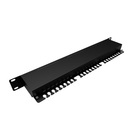 19" patch panel Solarix 24 x RJ45 CAT5E STP 1U SX24-5E-STP-BK-N