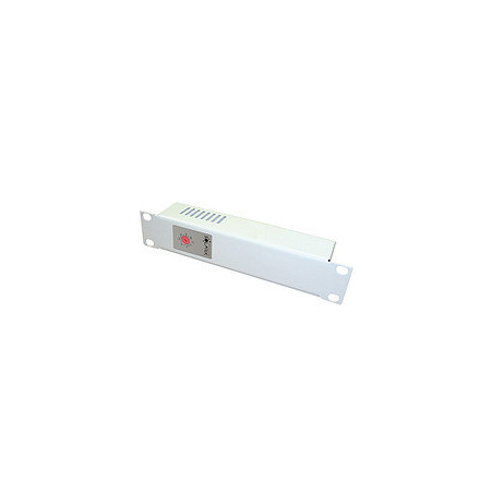 Termostatická jednotka 1U bimetalová pre kúrenie RAL 7035 do 19" líšt, BTR-10-H-G