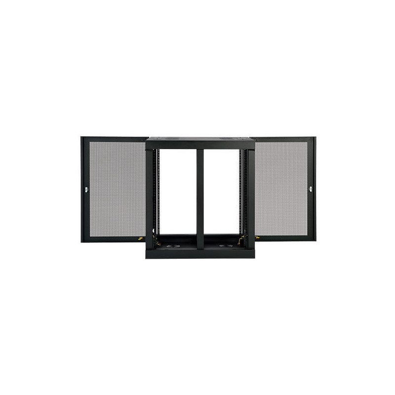 Skriňa SmartRack 18U, Š = 920mm, Hl = 630mm, hĺbka pre servery, pre vysoké zaťaženie, montáž na stenu