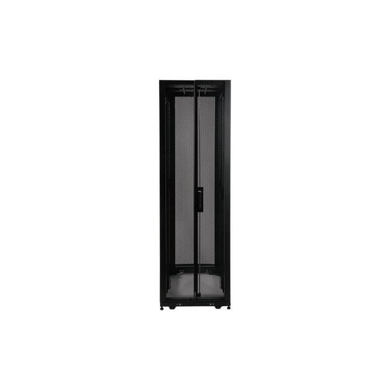 Skriňa SmartRack 42U, Š = 600mm, Hl = 1100mm, serverová skriňa, rozšíriteľná, bez bočných panelov
