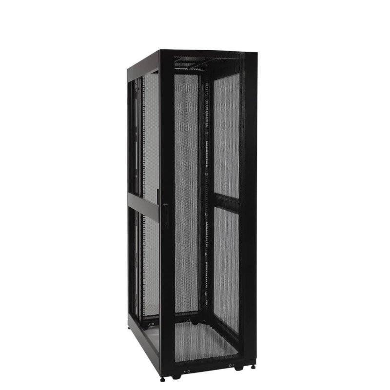 Skriňa SmartRack 42U, Š = 600mm, Hl = 1100mm, serverová skriňa, rozšíriteľná, bez bočných panelov