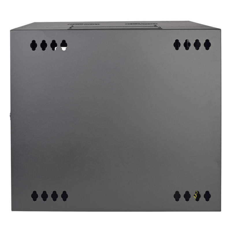 Skriňa SmartRack 10U, Š=600mm, Hl=550mm, hĺbka pre prepínače, presklené dvere, montáž na stenu