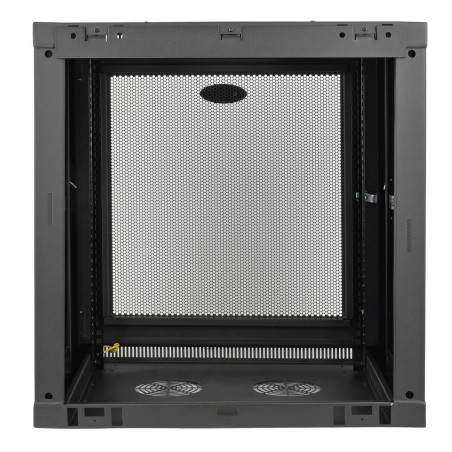 Skriňa SmartRack 12U, Š=600mm, Hl=450mm, hĺbka pre prepínače, montáž na stenu