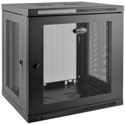 Skriňa SmartRack 12U, Mini Rack, Š = 600mm, Hl = 550mm, hĺbka pre prepínače, montáž na stenu