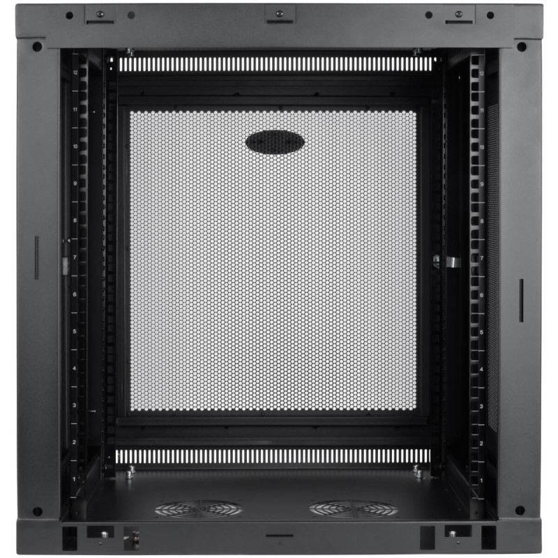 Skriňa SmartRack 12U, Mini Rack, Š = 600mm, Hl = 550mm, hĺbka pre prepínače, montáž na stenu