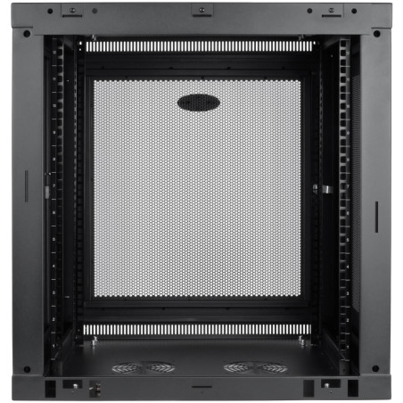 Skriňa SmartRack 12U, Mini Rack, Š = 600mm, Hl = 550mm, hĺbka pre prepínače, montáž na stenu