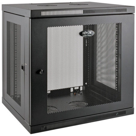 Skriňa SmartRack 12U, Mini Rack, Š = 600mm, Hl = 550mm, hĺbka pre prepínače, montáž na stenu