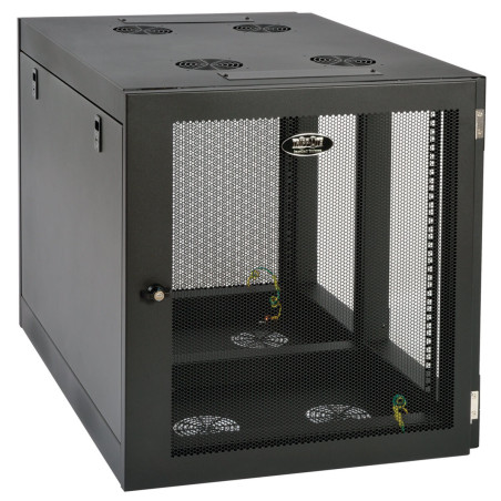 Skriňa SmartRack 12U, Š = 920mm, Hl = 630mm, hĺbka pre servery, montáž na stenu