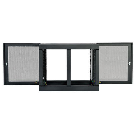 Skriňa SmartRack 12U, Š = 920mm, Hl = 630mm, hĺbka pre servery, montáž na stenu