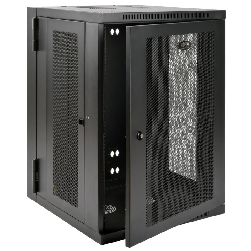 Skriňa SmartRack 18U, Š = 600mm, Hl = 650mm, hĺbka pre UPS, montáž na stenu