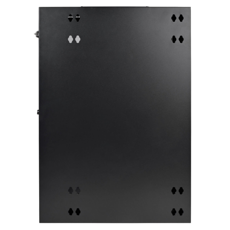 Skriňa SmartRack 18U, Š=600mm, Hl=550mm, hĺbka pre prepínače, presklené dvere, montáž na stenu