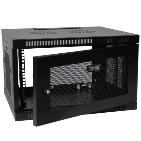Skriňa SmartRack 6U, Mini Rack, Š = 600mm, Hl = 550mm, hĺbka pre prepínače, montáž na stenu