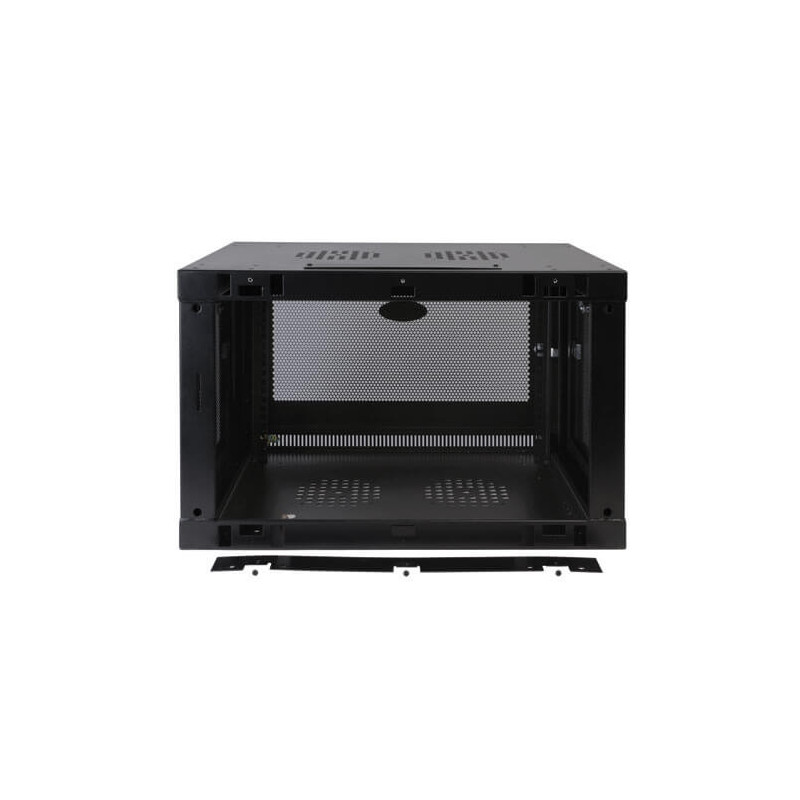 Skriňa SmartRack 9U, Š = 600mm, Hl = 450mm, hĺbka pre prepínače, montáž na stenu