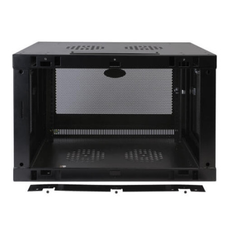 Skriňa SmartRack 9U, Š = 600mm, Hl = 450mm, hĺbka pre prepínače, montáž na stenu