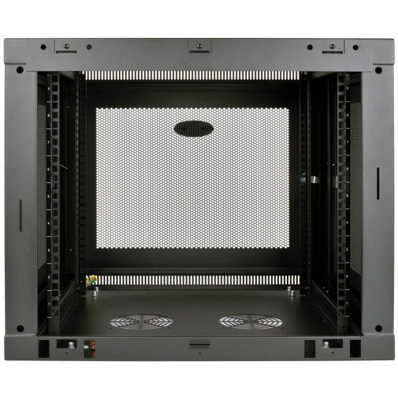 Skriňa SmartRack 9U, Mini Rack, Š = 600mm, Hl = 550mm, hĺbka pre prepínače, montáž na stenu