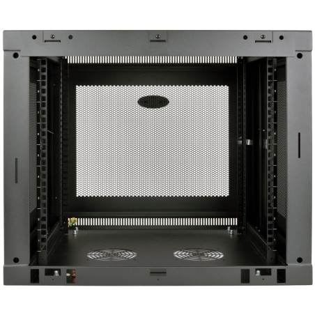 Skriňa SmartRack 9U, Mini Rack, Š = 600mm, Hl = 550mm, hĺbka pre prepínače, montáž na stenu