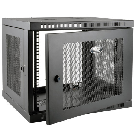 Skriňa SmartRack 9U, Mini Rack, Š = 600mm, Hl = 550mm, hĺbka pre prepínače, montáž na stenu