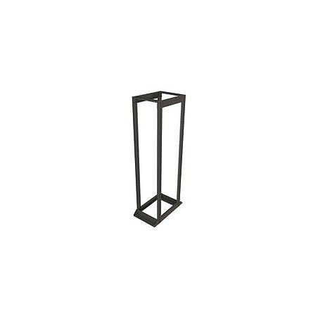 Rám 19" 42U 600x1000 čierny nosnosť 1200kg, VR-42-B
