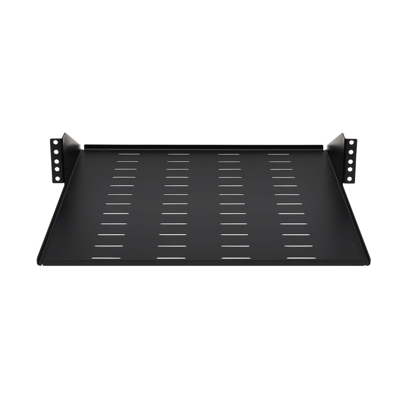 Polica pevná SmartRack 2U, nosnosť 45kg, hĺbka 546mm, montáž na stred, odvetrávaná