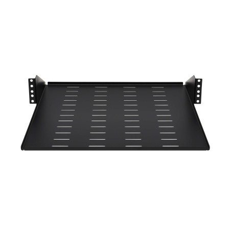 Polica pevná SmartRack 2U, nosnosť 45kg, hĺbka 546mm, montáž na stred, odvetrávaná