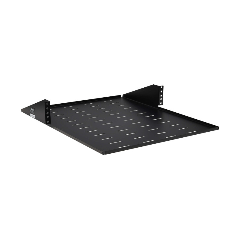 Polica pevná SmartRack 2U, nosnosť 45kg, hĺbka 546mm, montáž na stred, odvetrávaná