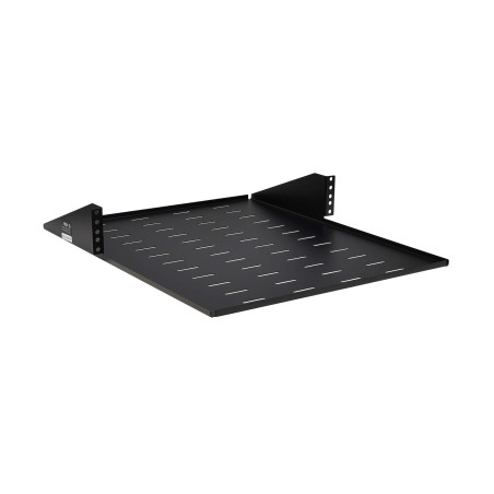 Polica pevná SmartRack 2U, nosnosť 45kg, hĺbka 546mm, montáž na stred, odvetrávaná
