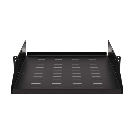 Polica pevná SmartRack 2U, nosnosť 45kg, hĺbka 546mm, montáž univerzálna, odvetrávaná