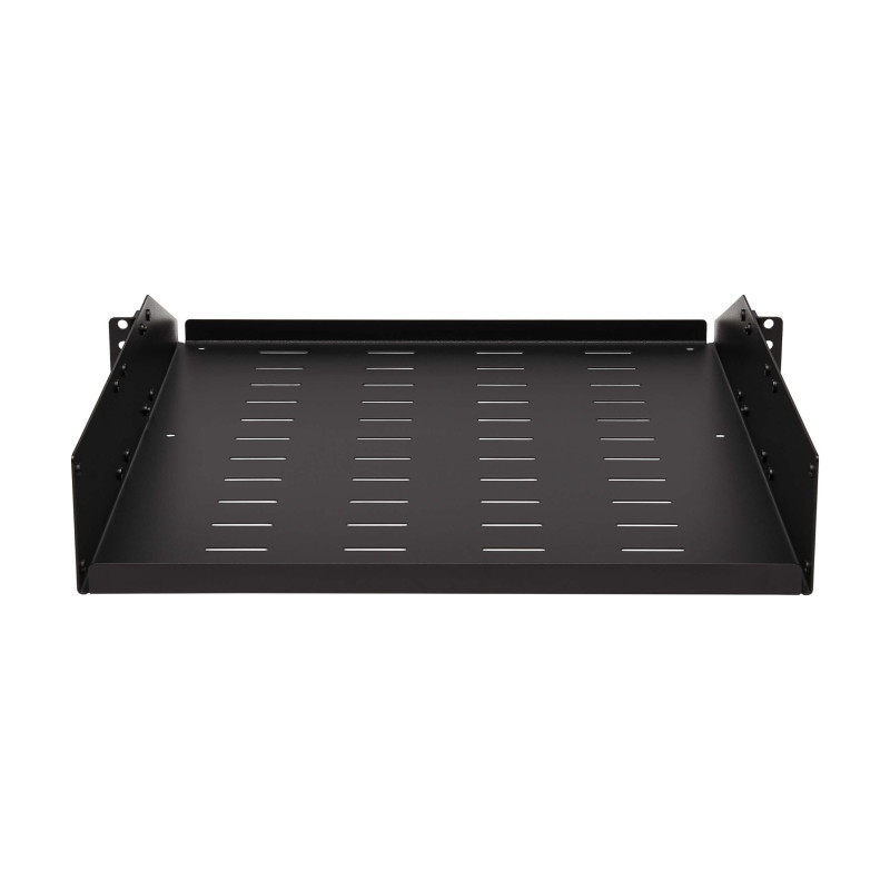 Polica pevná SmartRack 2U, nosnosť 45kg, hĺbka 546mm, montáž univerzálna, odvetrávaná