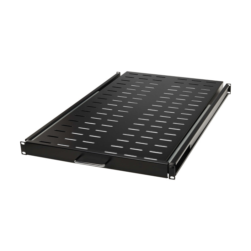 Polica posuvná SmartRack 1U, nosnosť 22.7kg, hĺbka 719mm, odvetrávaná