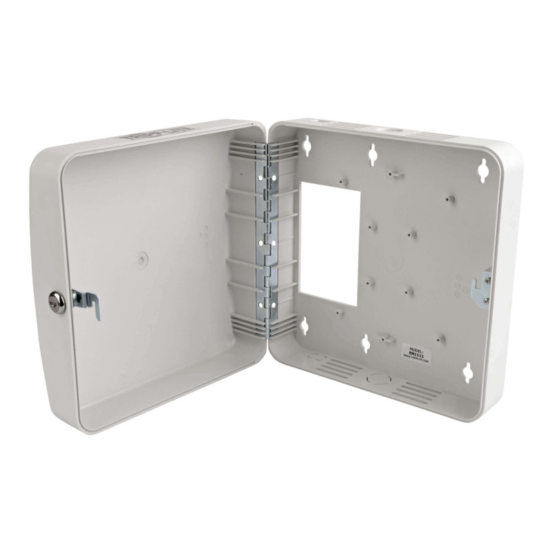 Puzdro pre Wireless Access Point, so zámkom, povrchová montáž, ABS, 11 x 11