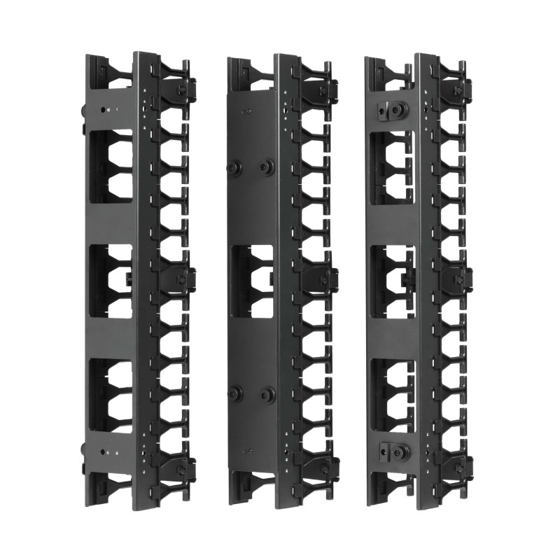 Káblový manažér vertikálny SmartRack 3 (7.62cm), káblový kanál s výrezmi pre káble