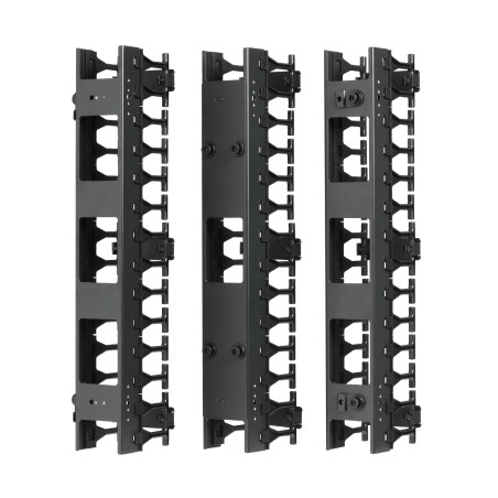 Káblový manažér vertikálny SmartRack 3 (7.62cm), káblový kanál s výrezmi pre káble