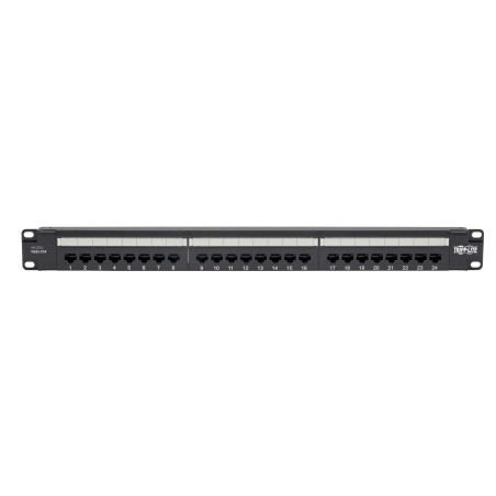Patch panel pre montáž do racku 1U, 24x Cat6 PoE+ Compliant, 110/Krone, 568A/B, RJ45 Ethernet