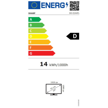 NEC Sharp MultiSync/E244FL/24"/VA/FHD/60Hz/6ms/Čierna/3R
