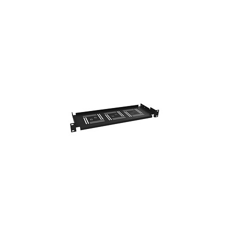 Polica 19" 150mm ukladacie plato BK úchyt vpredu