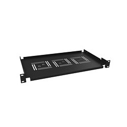Polica 19" 250mm ukladacie plato BK úchyt vpredu