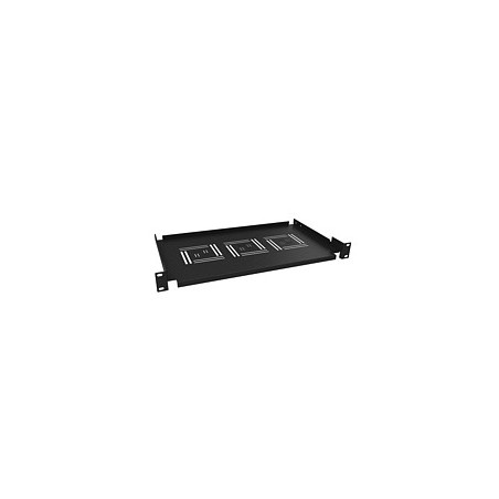 Polica 19" 250mm ukladacie plato BK úchyt vpredu