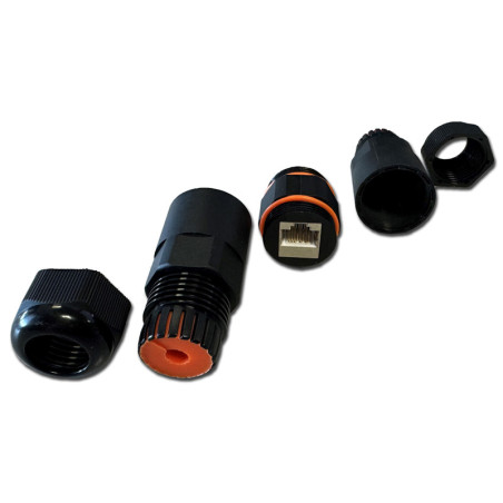 DATACOM Spojka STP CAT6A 2xRJ45 (8p8c) priama OUTDOOR