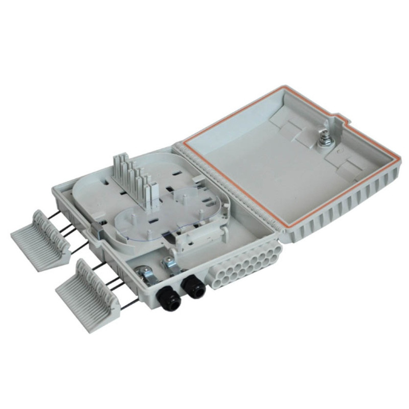FTTH Box veľký, 16xSC, LC, E2000, plast