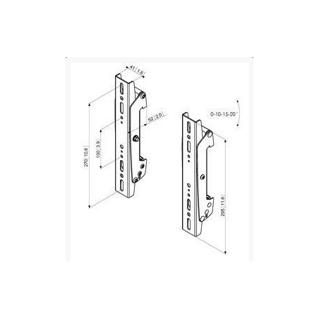 Vogel´s Zvislé ramená Connect-it PFS 3302, 270 mm