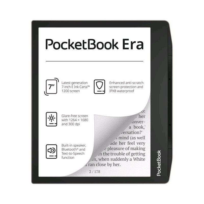 E-book POCKETBOOK 700 ERA, 16GB, Stardust Silver, strieborný