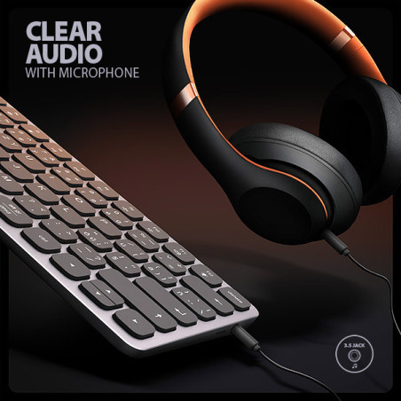 AXAGON HMC-KB-CS, USB 5Gbps hub s CZ/ SK klávesnicou, HDMI 4K/60Hz, 3x USB-A, SD/mSD, audio, PD 100W