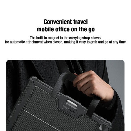 Nillkin Bumper GO Keyboard Case (Backlit Version) pre iPad Pro 13 2024 Black