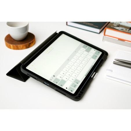 ER POWER kryt Rugged Flip pre Apple iPad Air 11 (2025/2024) čierny
