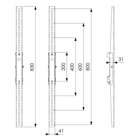 Vogel´s Zvislé ramená Connect -it PFS 3208