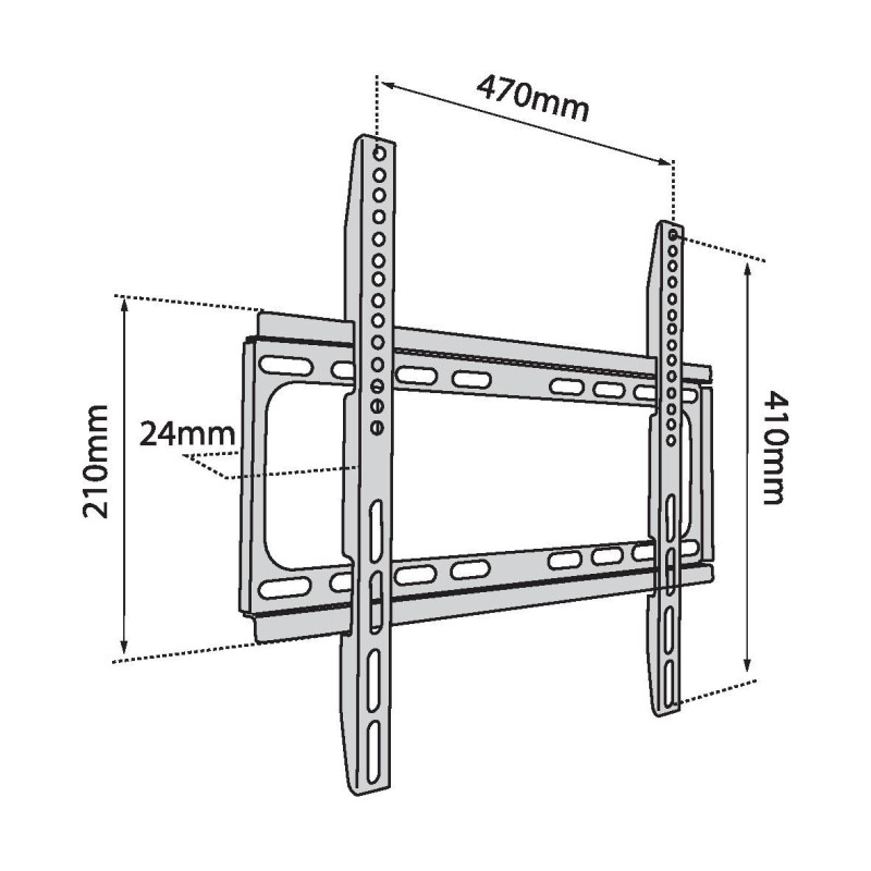 TB TV wall mount TB-450 až 56", 40kg max VESA 400x400