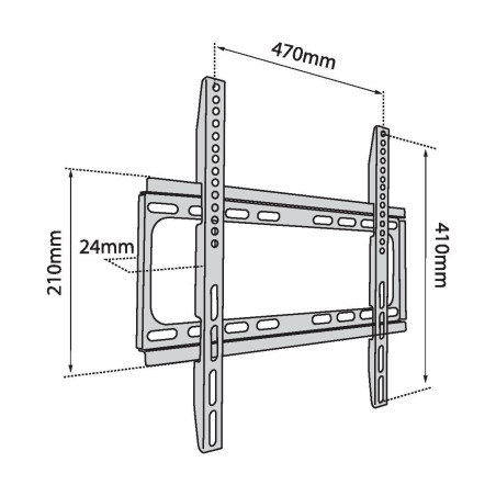TB TV wall mount TB-450 až 56", 40kg max VESA 400x400