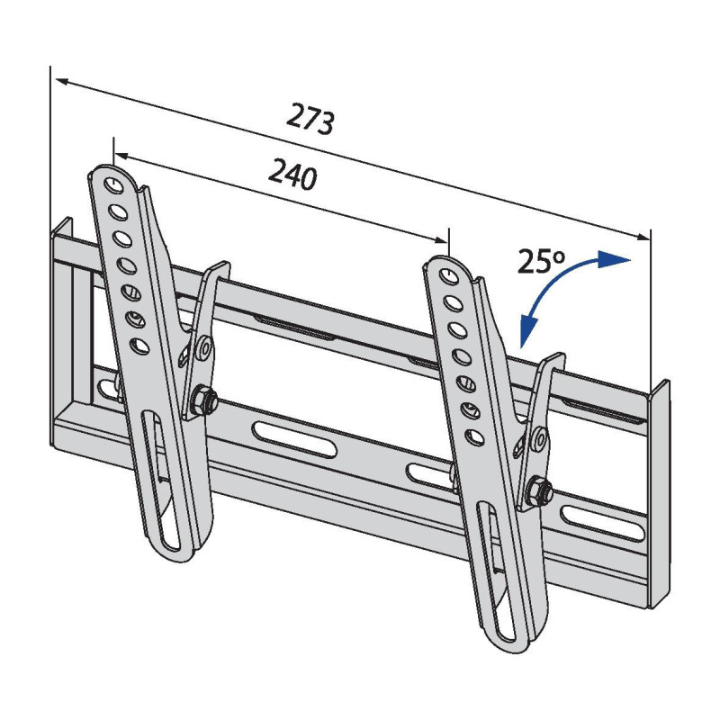 TB TV wall mount TB-251 až 42", 20kg max VESA 200x200
