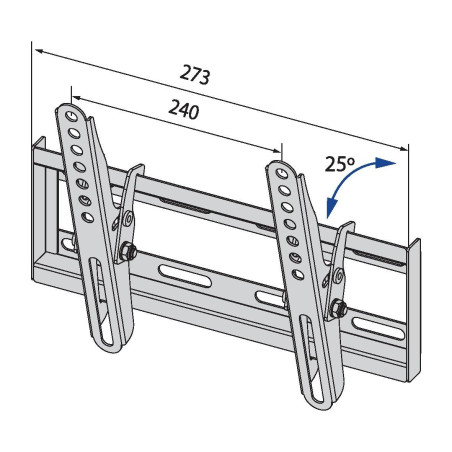 TB TV wall mount TB-251 až 42", 20kg max VESA 200x200
