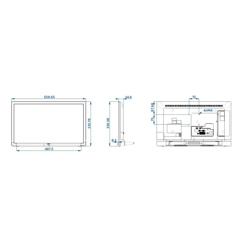 24" HTV Philips 24HFL3014 - EasySuite